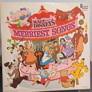 Walt Disney - Merriest Songs - Circa 1968